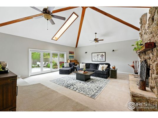 Fireplace, Interior, Living room, Wooden Beams