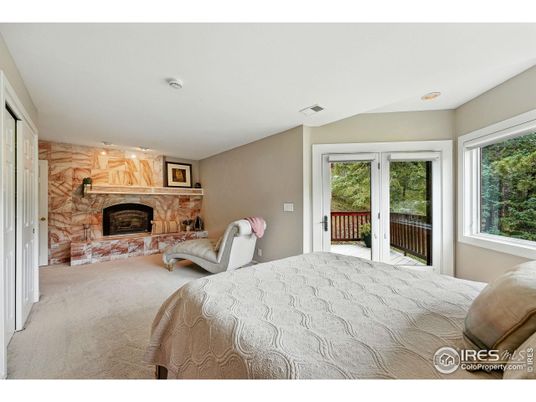 Bedroom, Fireplace, Interior, Stone Walls