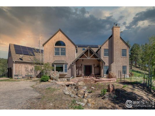 Backyard, Exterior, Facade, Brick Facade, Solar Panels, Tudor Revival