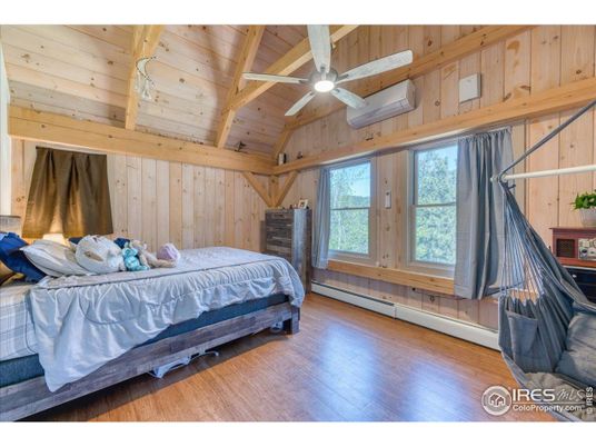 Bedroom, Interior, Wooden Beams, Wooden Ceilings, Wood Texture Flooring, Wooden Walls