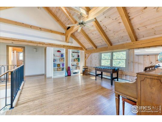 Billiard Table, Game Room, Interior, Piano, Wooden Beams, Wooden Ceilings, Wood Texture Flooring