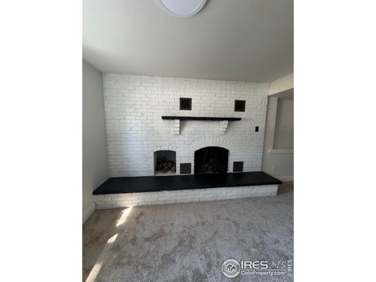 Empty room, Fireplace, Interior, Stone Walls