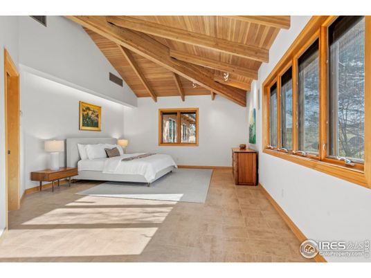 Bedroom, Interior, Wooden Beams, Wooden Ceilings