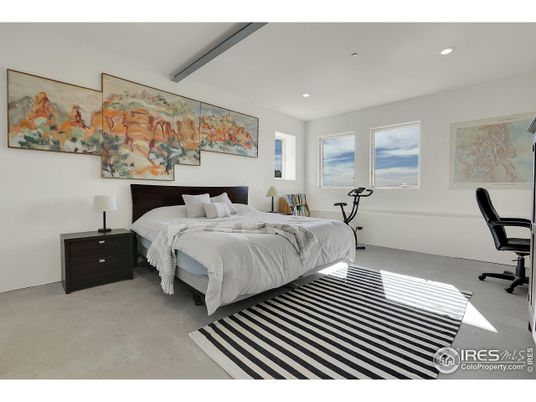 Bedroom, Fitness Equipment, Interior, Recessed Lighting