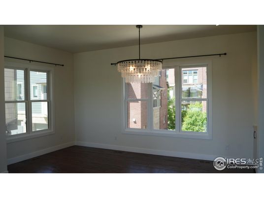 Chandelier, Empty room, Interior, Wood Texture Flooring