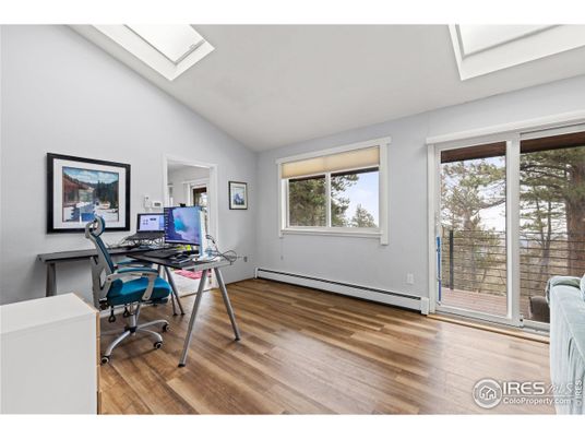 Home Office, Interior, Wood Texture Flooring