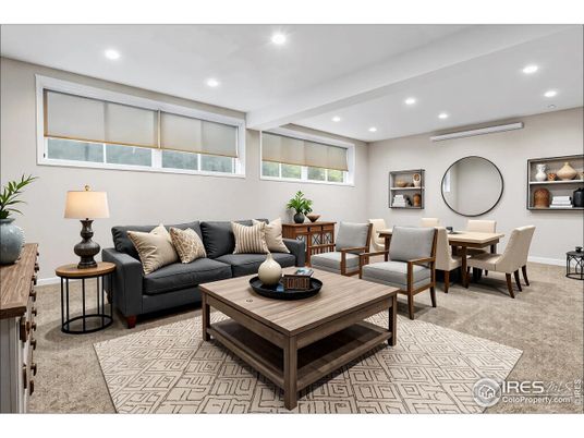 Dining room, Interior, Living room, Recessed Lighting