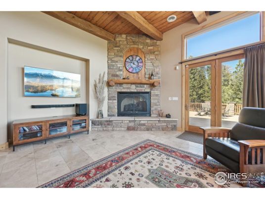 Fireplace, Interior, Stone Walls, Wooden Beams, Wooden Ceilings