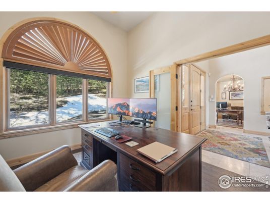 Chandelier, Home Office, Interior
