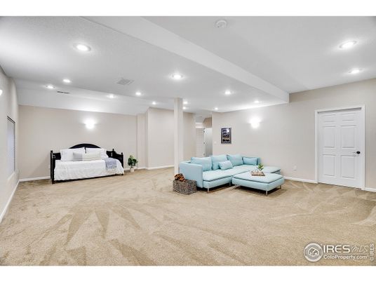 Bedroom, Interior, Recessed Lighting