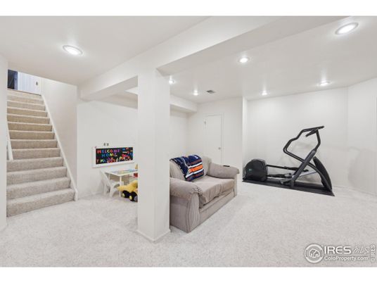 Fitness Equipment, Interior, Recessed Lighting