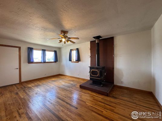 Empty room, Fireplace, Interior, Wood Texture Flooring