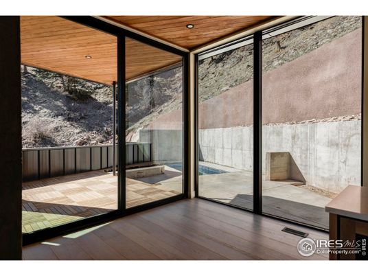 Interior, Sun Room, Wooden Ceilings, Wood Texture Flooring