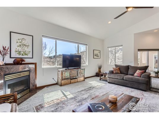 Fireplace, Interior, Living room, Recessed Lighting