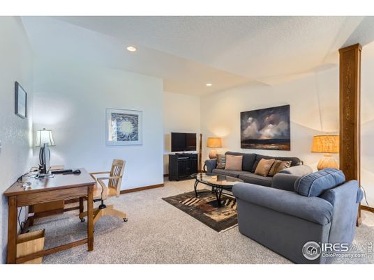 Home Office, Interior, Living room, Recessed Lighting