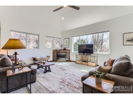 Dining room, Fireplace, Interior, Living room, Recessed Lighting