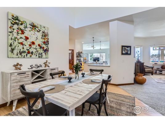 Dining room, Interior, Living room, Pendant Lights, Wood Texture Flooring