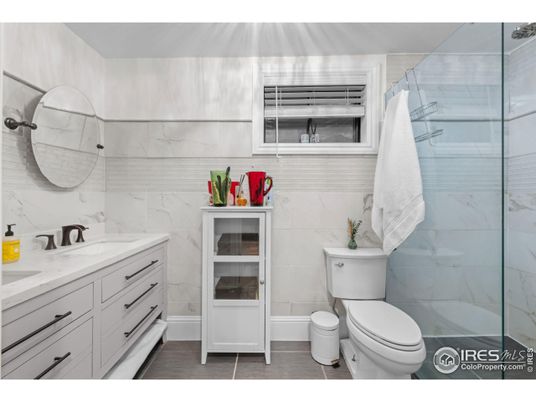 Bathroom, Glass Shower, Interior, Marble Walls