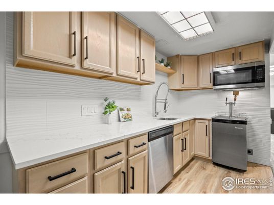 Interior, Kitchen, Wood Texture Flooring