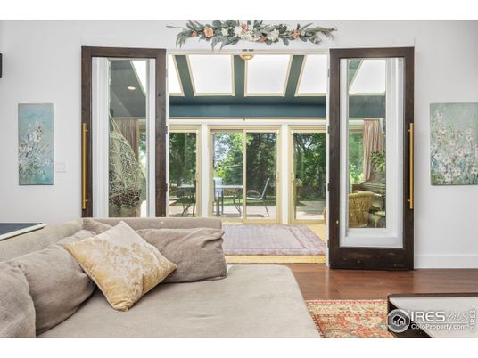 Interior, Sun Room, Wood Texture Flooring