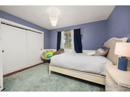 Bedroom, Chandelier, Interior