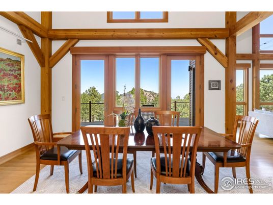 Dining room, Interior, Wood Texture Flooring