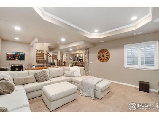 Interior, Living room, Recessed Lighting