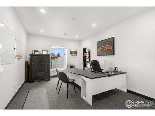 Home Office, Interior, Recessed Lighting