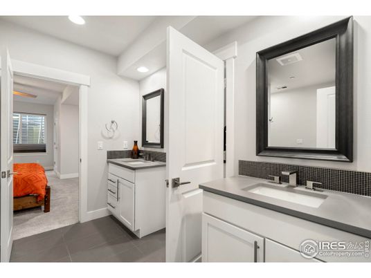 Bathroom, Bedroom, Dual Sink Vanities, Interior, Recessed Lighting