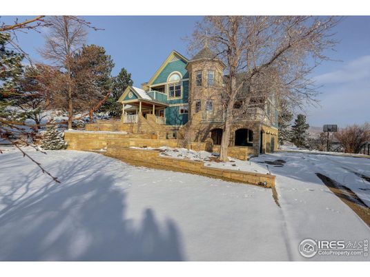 Backyard, Exterior, Facade, Queen Anne Victorian