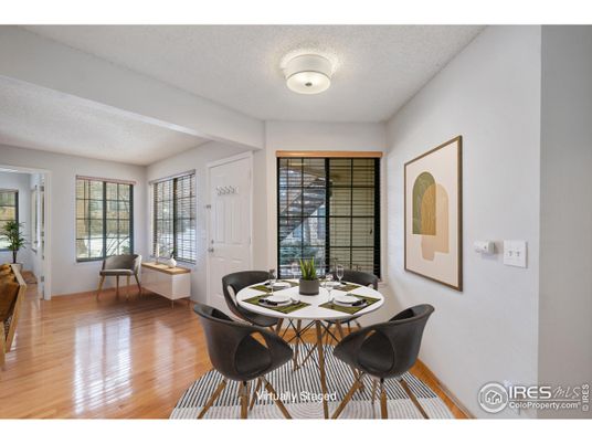 Dining room, Interior, Wood Texture Flooring
