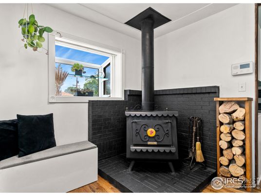 Fireplace, Interior, Wood Texture Flooring
