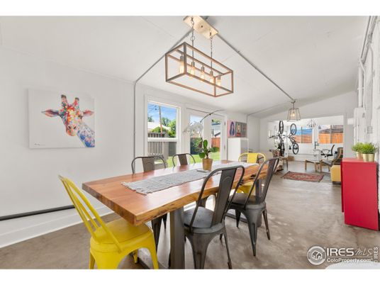 Dining room, Interior, Pendant Lights
