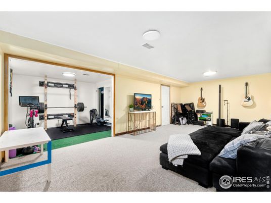 Fitness Equipment, Interior, Recessed Lighting