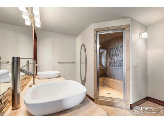 Bathroom, Glass Shower, Interior