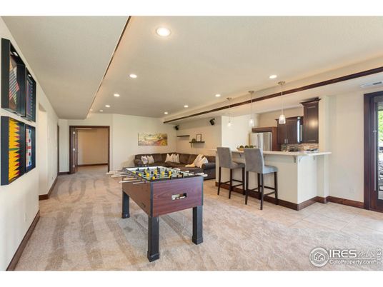 Billiard Table, Game Room, Interior, Kitchen, Living room, Pendant Lights, Recessed Lighting