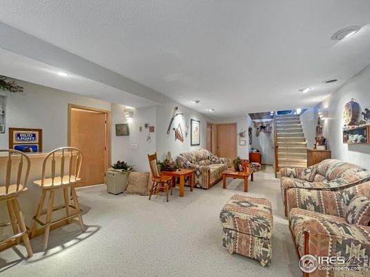 Interior, Living room, Recessed Lighting