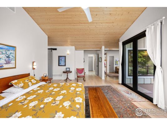 Bedroom, Interior, Wooden Ceilings, Wood Texture Flooring