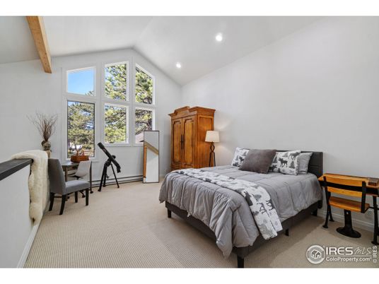 Bedroom, Fitness Equipment, Interior, Recessed Lighting, Wooden Beams