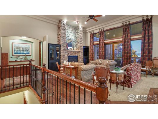 Fireplace, Interior, Living room, Stone Walls