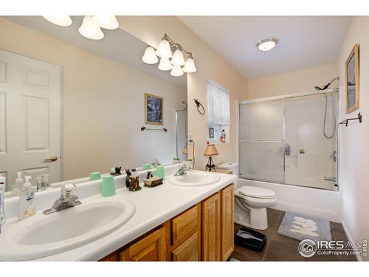Bathroom, Dual Sink Vanities, Glass Shower, Interior
