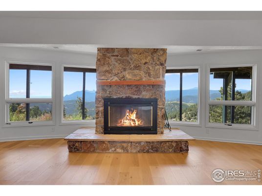 Fireplace, Interior, Wood Texture Flooring