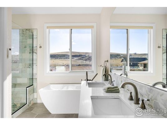 Bathroom, Free Standing Baths, Glass Shower, Interior