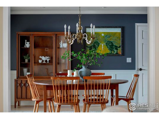 Chandelier, Dining room, Interior