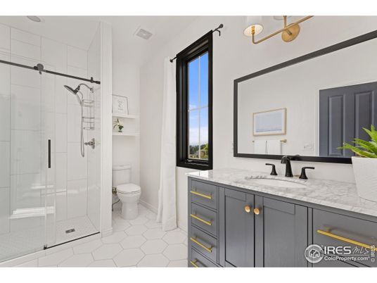 Bathroom, Glass Shower, Interior