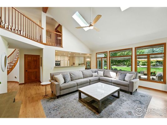 Interior, Kitchen, Living room, Recessed Lighting, Wood Texture Flooring