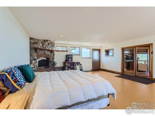 Bedroom, Fireplace, Interior, Recessed Lighting
