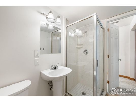 Bathroom, Glass Shower, Interior, Marble Walls