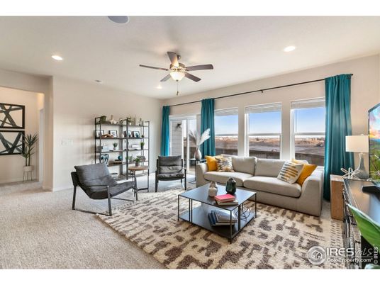 Interior, Living room, Recessed Lighting