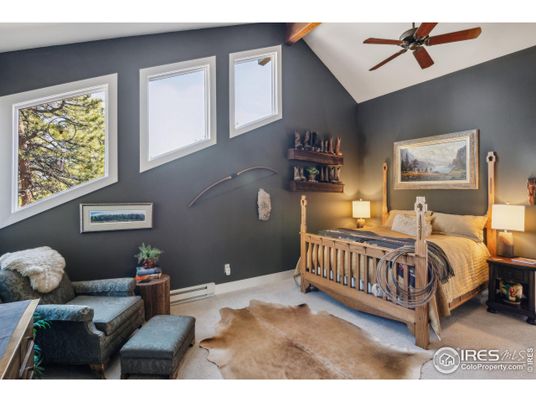 Bedroom, Interior, Wooden Beams